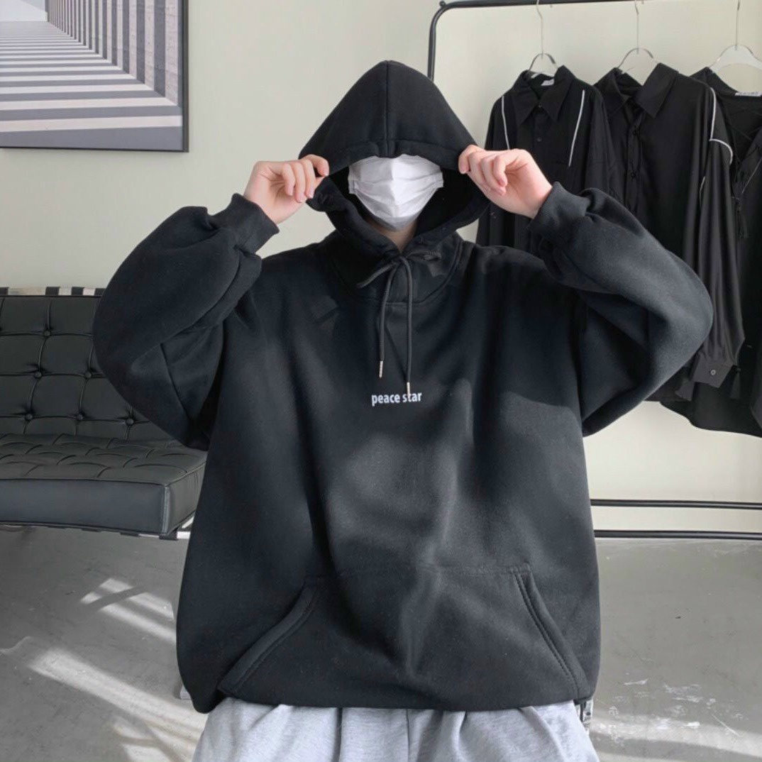 Alternative view of Combo Áo Thun Hoodie Peace Star Và Quần Lửng Kaki Trơn – Ausa House