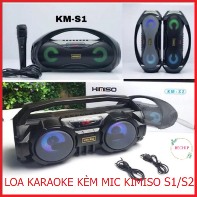 Loa Karaoke Bluetooth Tặng Kèm Micro Hát Misiko S1 Ctb197 - Bechip