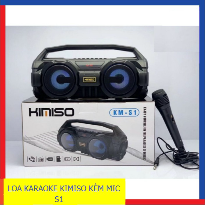 Alternative view of Loa Karaoke Bluetooth Tặng Kèm Micro Hát Misiko S1 Ctb197 - Bechip
