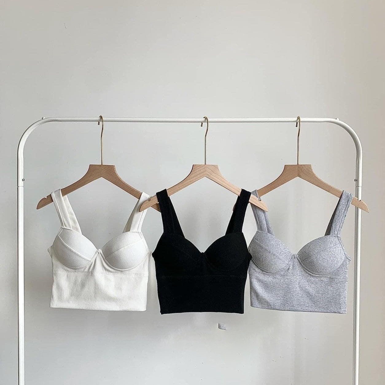 Alternative view of Áo Bra Cotton Gọng Mềm Dáng Dài Slcxal37 - Chipxinhxk