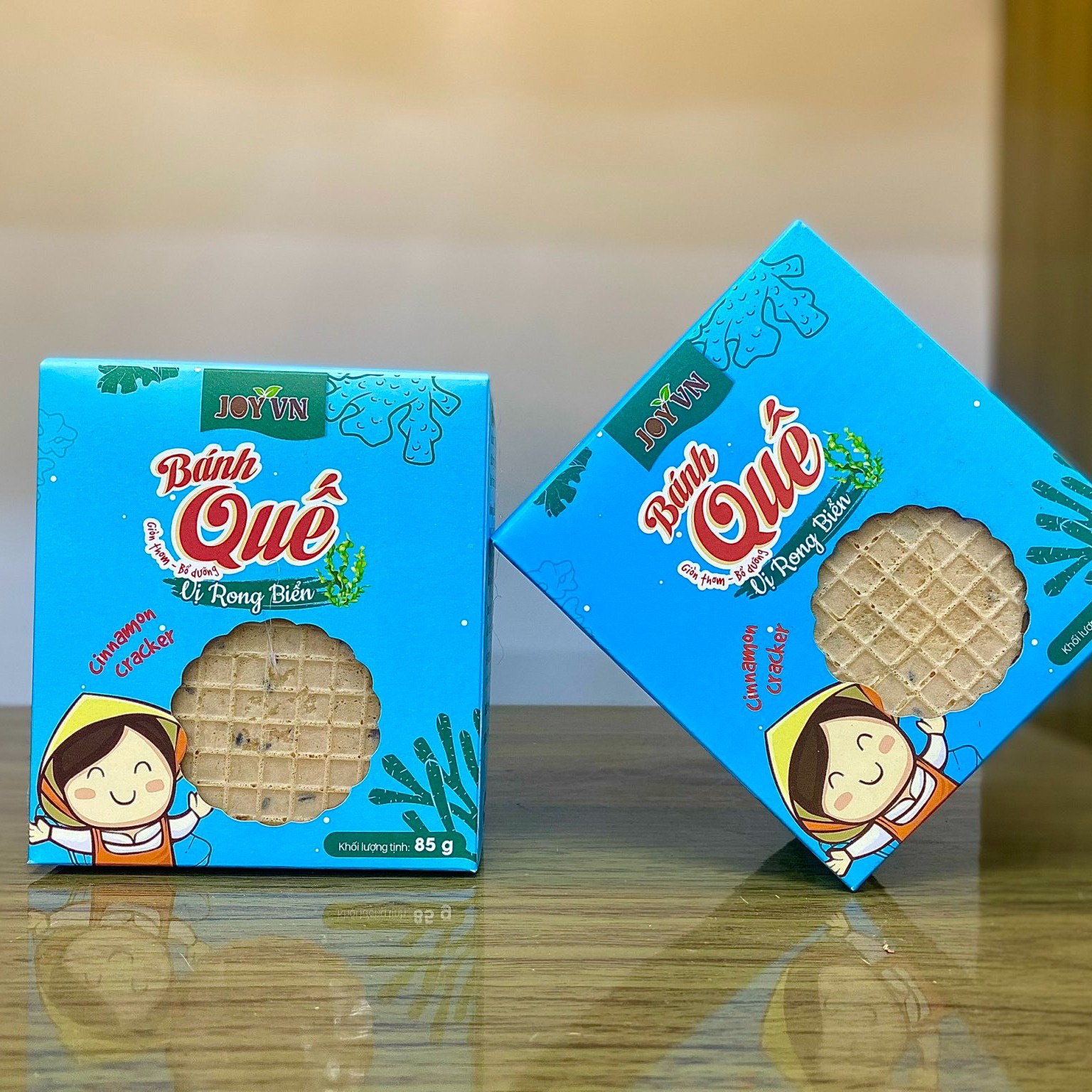 Alternative view of (combo 6 Sản Phẩm) Bánh Quế Rong Biển Joy Vn