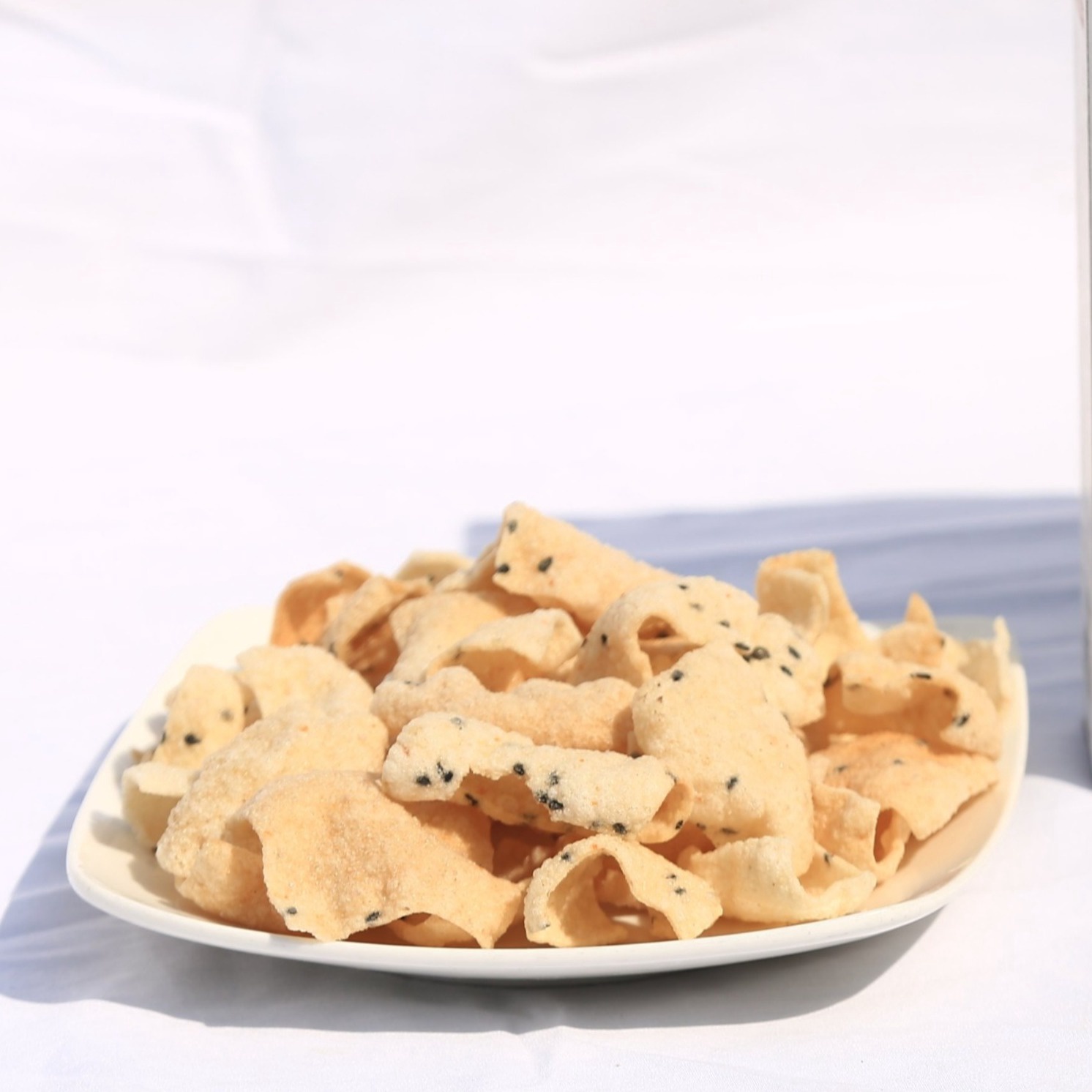 {combo 3 Hộp} Bánh Phồng Gạo Mè Đen Vị Cay Ngọt 120gr - Joyvn