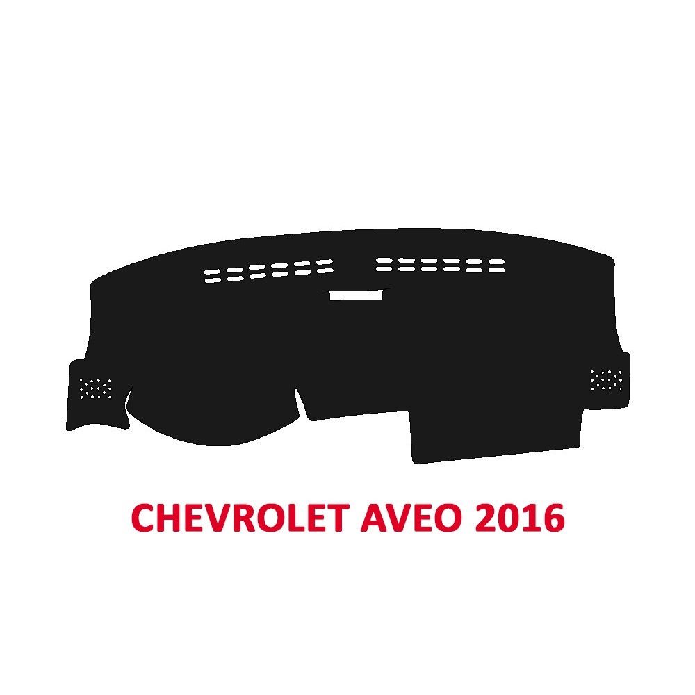 Thảm Taplo Cao Cấp Dành Cho Xe Chevrolet Aveo 2016-2019 Chất Liệu Nhung
