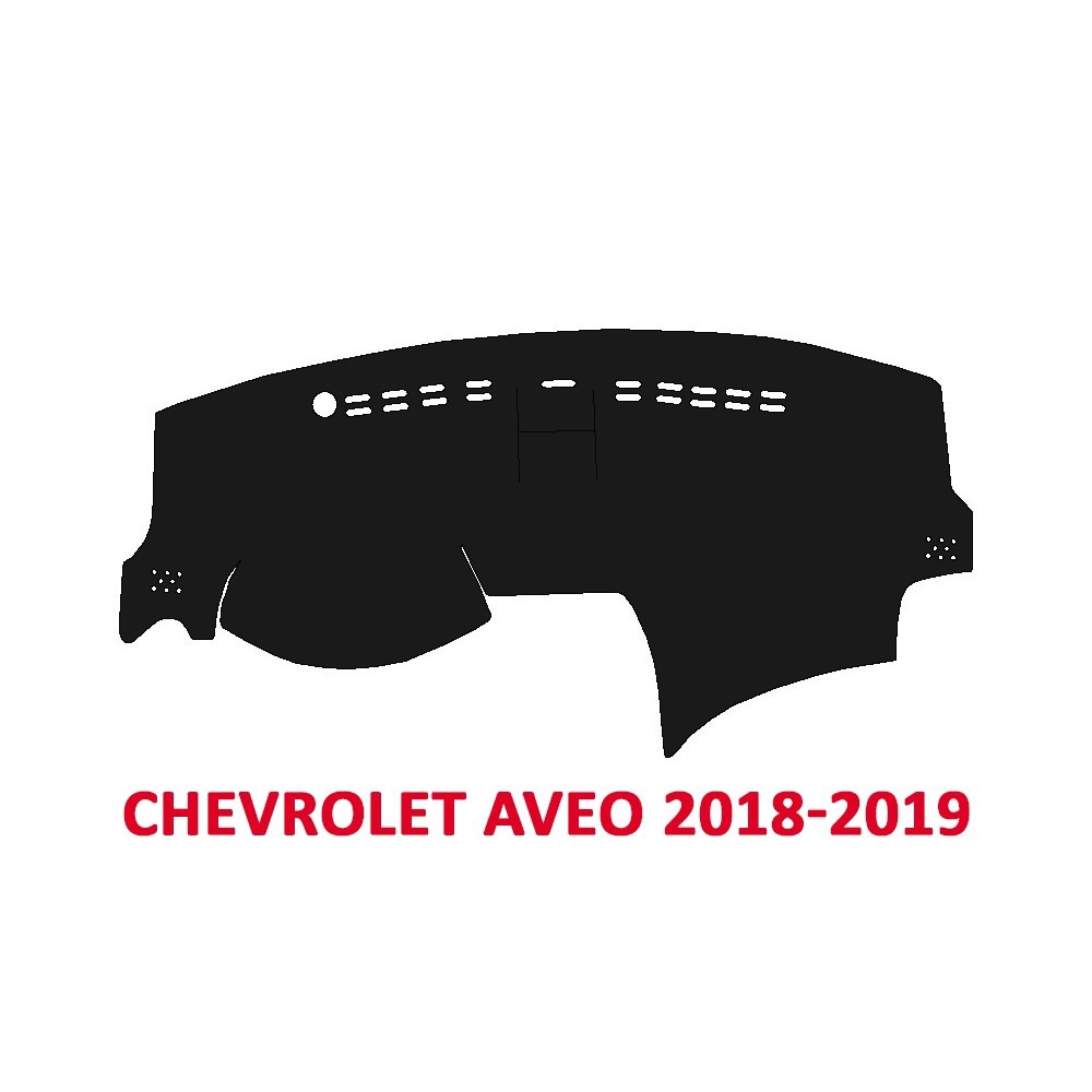 Alternative view of Thảm Taplo Cao Cấp Dành Cho Xe Chevrolet Aveo 2016-2019 Chất Liệu Nhung