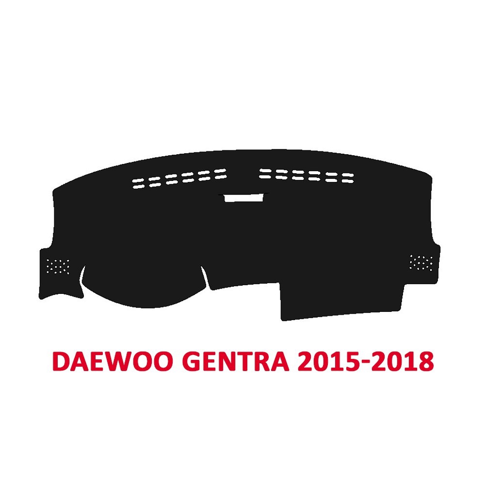 Thảm Taplo Cao Cấp Xe Daewoo Gentra 2008-2018 Chất Liệu Nhung, Da Vân Gỗ, Da Carbon