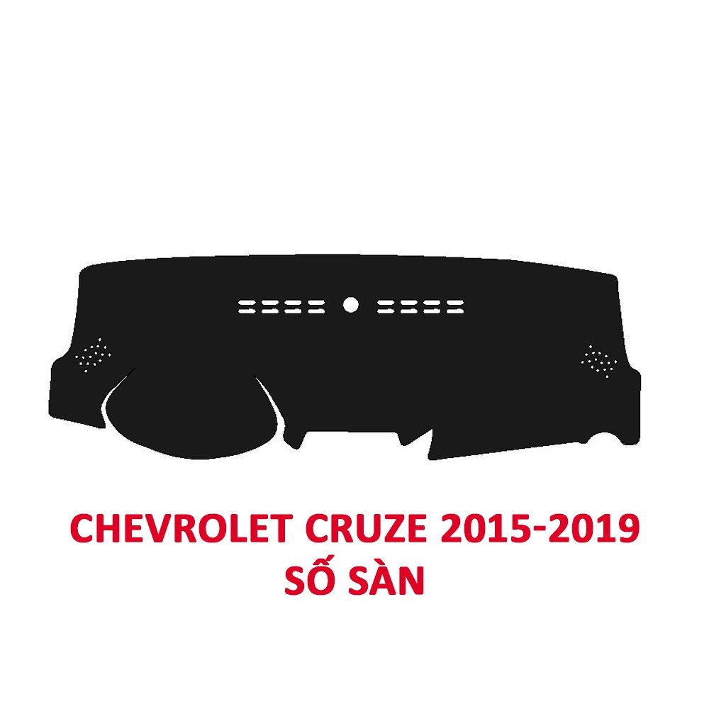 Thảm Taplo Dành Cho Xe Chevrolet Cruze 2010-2019 Chất Liệu Nhung