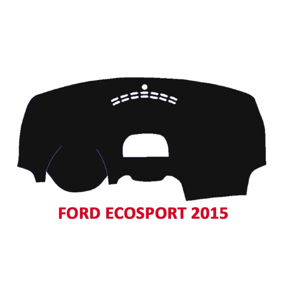 Thảm Taplo Dành Cho Xe Ford Ecosport 2014-2022 Chất Liệu Nhung, Da Carbon, Da Vân Gỗ