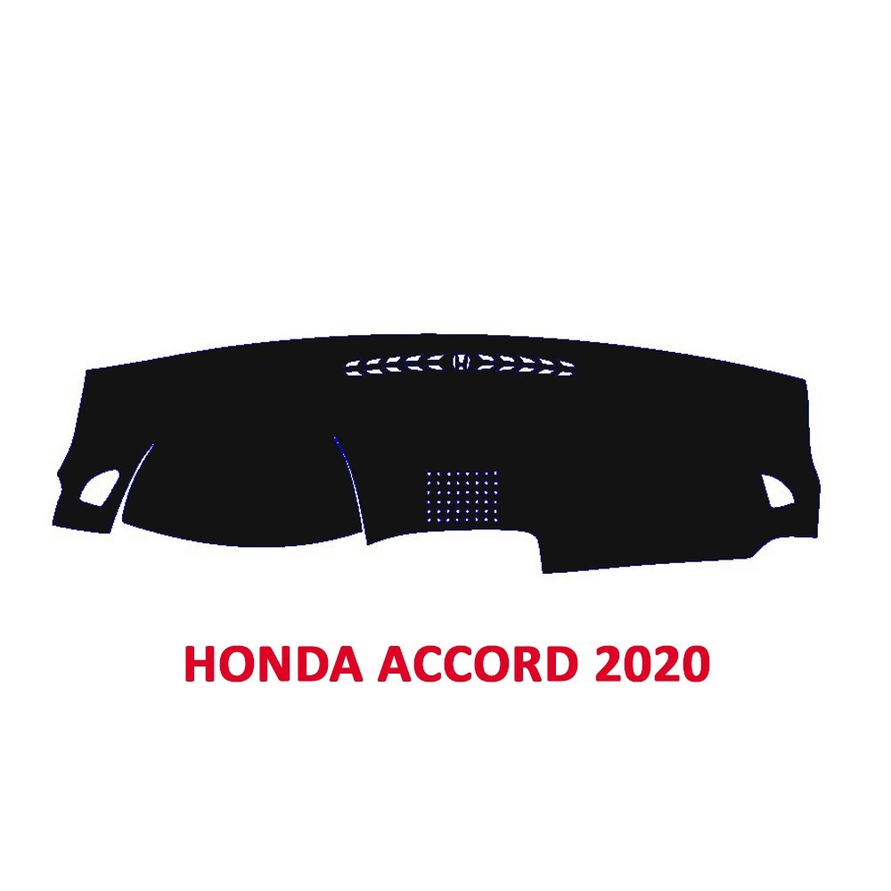 Alternative view of Thảm Taplo Dành Cho Xe Honda Accord 2015-2022 Chất Liệu Nhung, Da Carbon, Da Vân Gỗ