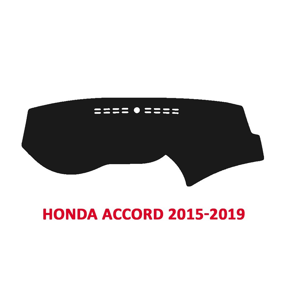 Thảm Taplo Dành Cho Xe Honda Accord 2015-2022 Chất Liệu Nhung, Da Carbon, Da Vân Gỗ