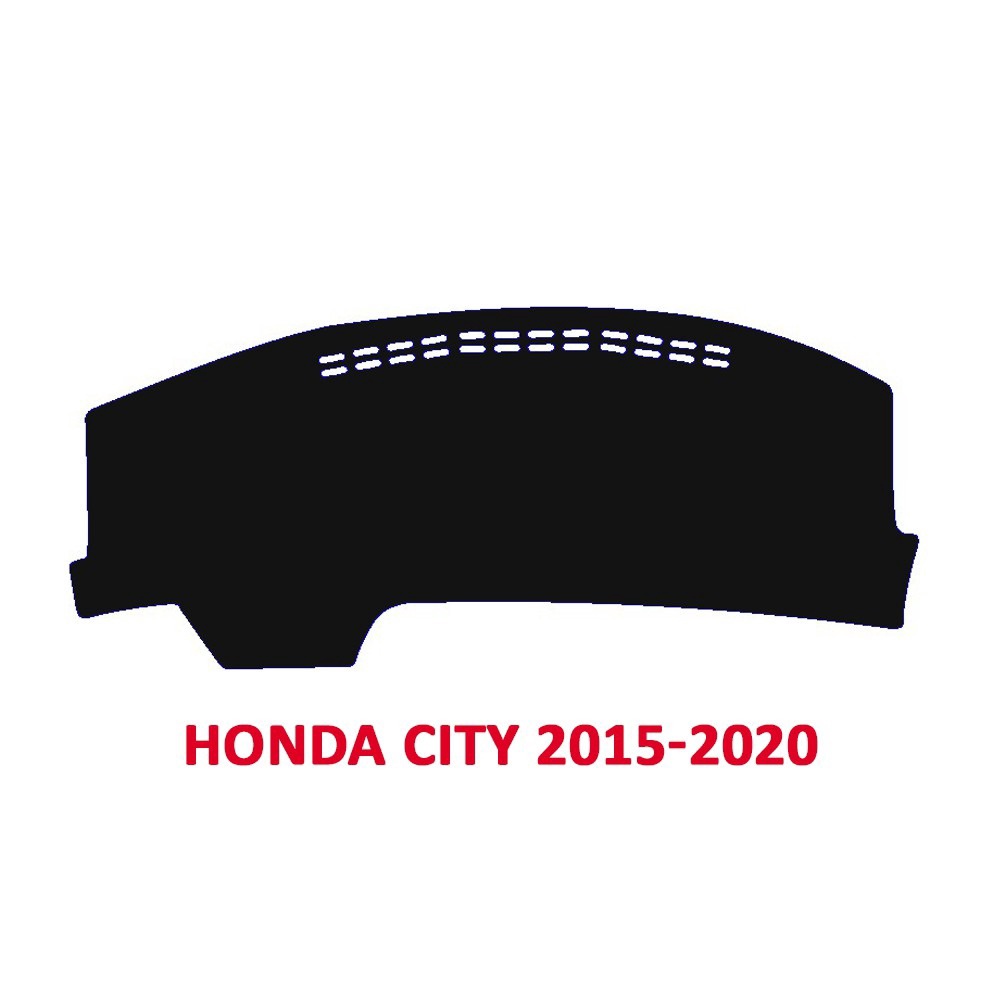 Thảm Taplo Dành Cho Xe Honda City 2012-2022 Chất Liệu Nhung, Da Carbon, Da Vân Gỗ