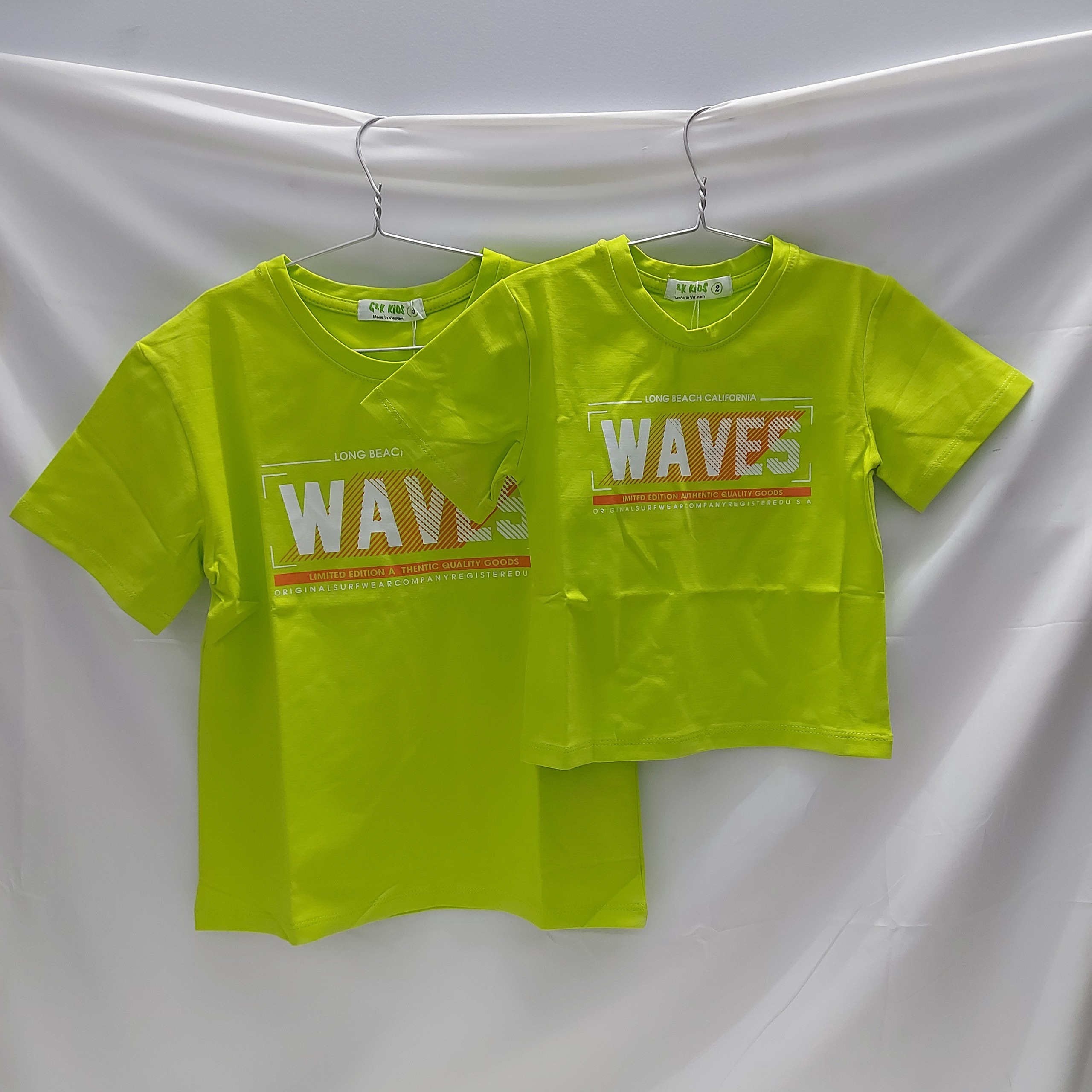Áo Thun Waves 100% Cotton 4 Chiều Cho Bé - Zinpro