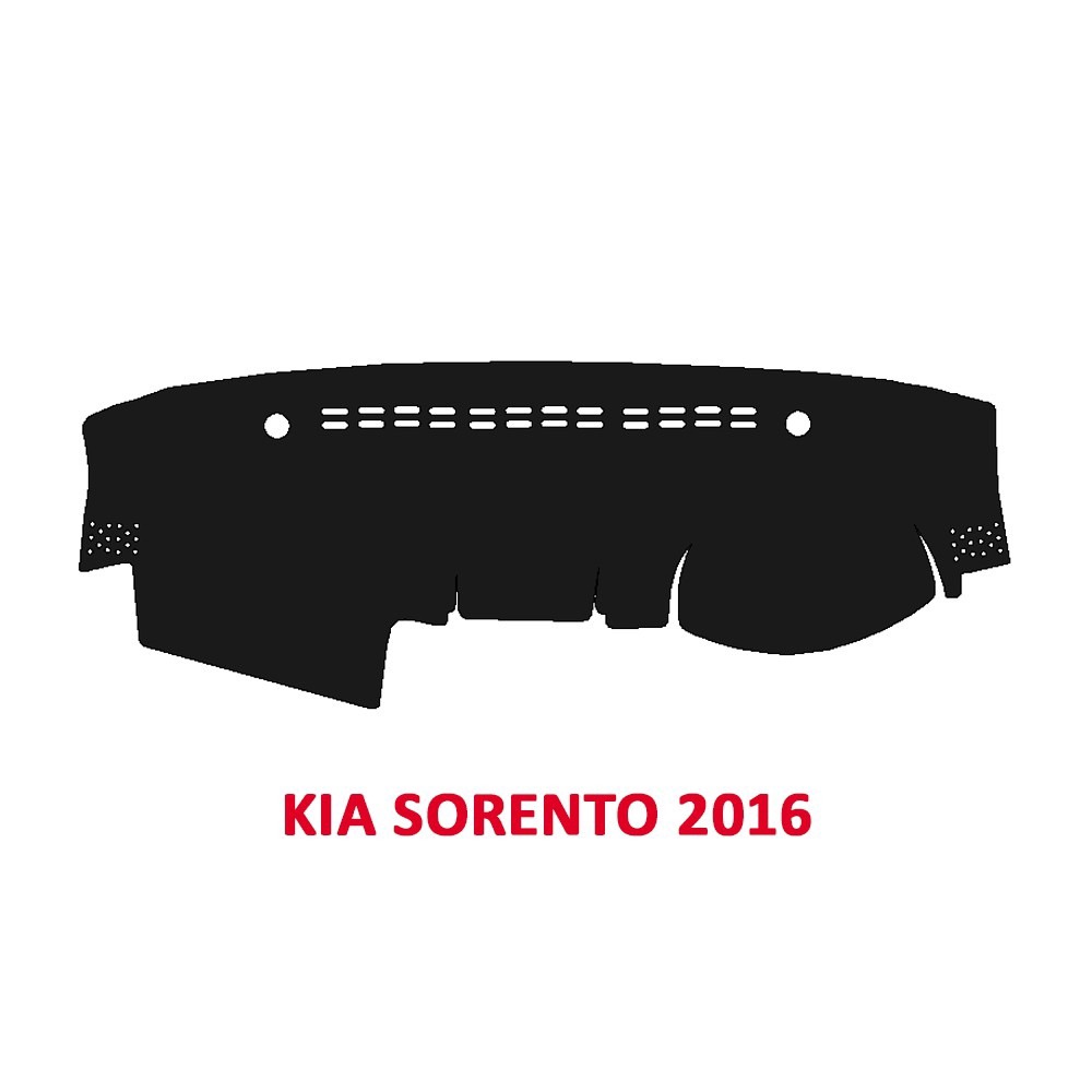 Alternative view of Thảm Taplo Dành Cho Xe Kia Sorento 2013-2021 Chất Liệu Nhung, Da Carbon, Da Vân Gỗ
