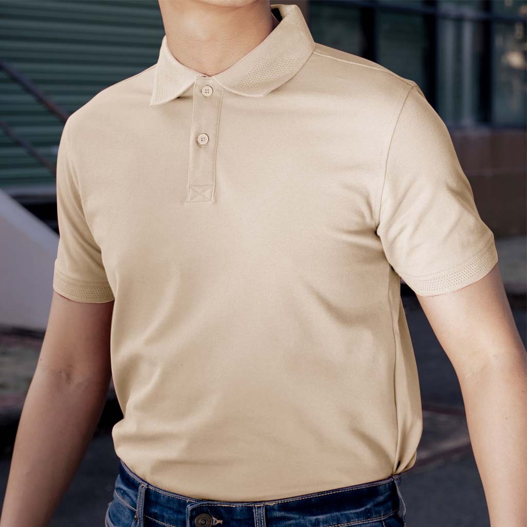 Áo Polo Collar Diamond Pattern Regular No 137 - Basic Plus