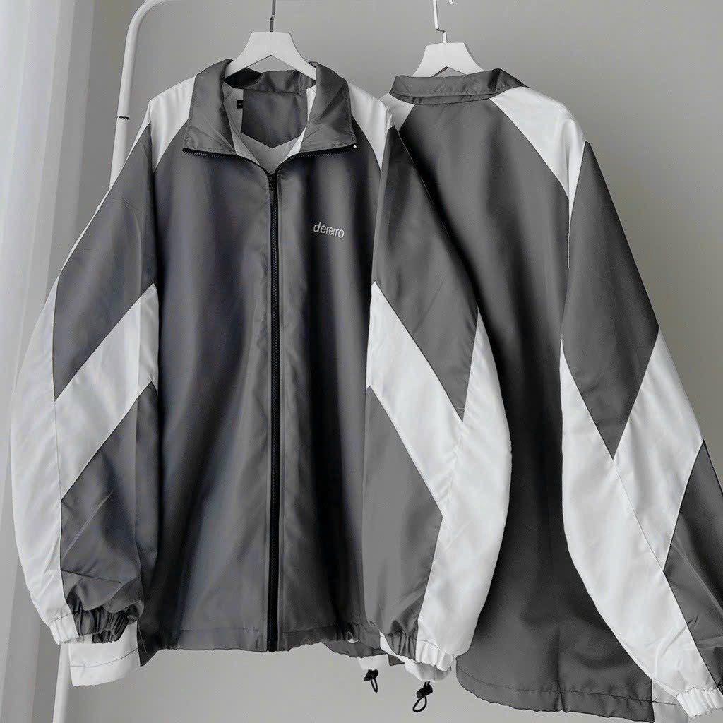 Áo Khoác Dù Form Rộng 2 Lớp Dererro Unisex Chất Dù Ngoại Dày Dặn - Htm Fashion