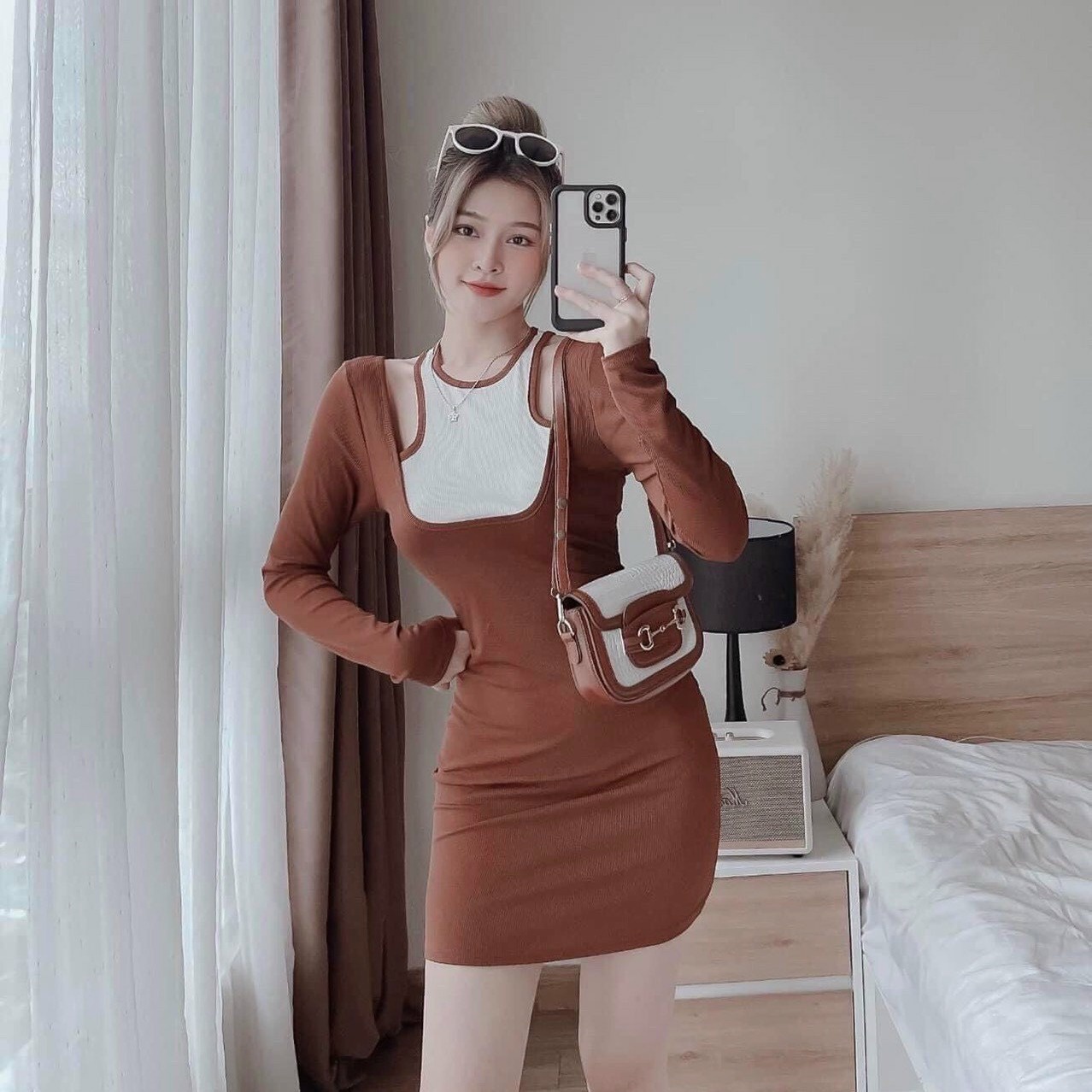 Alternative view of Đầm Thun Gân Ôm Body Sexy Sang Chảnh V282 - Cloudy Dress