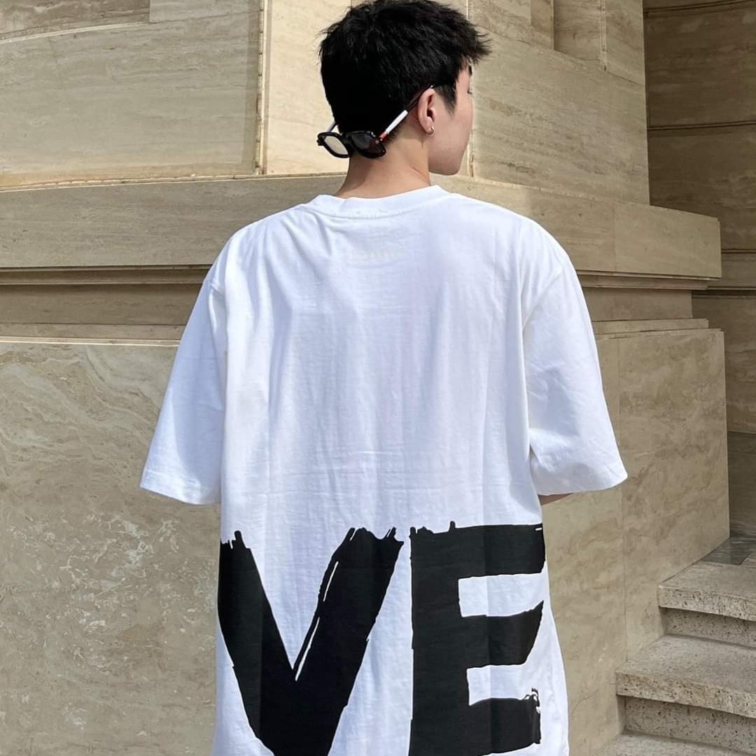Áo Phông Form Rộng Tay Lỡ Chữ - Love Chất 2za