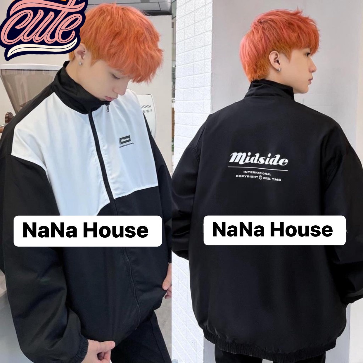 Alternative view of Áo Khoác Bomber Dù Midside Nam Nữ Unisex Ug232 - Nana House