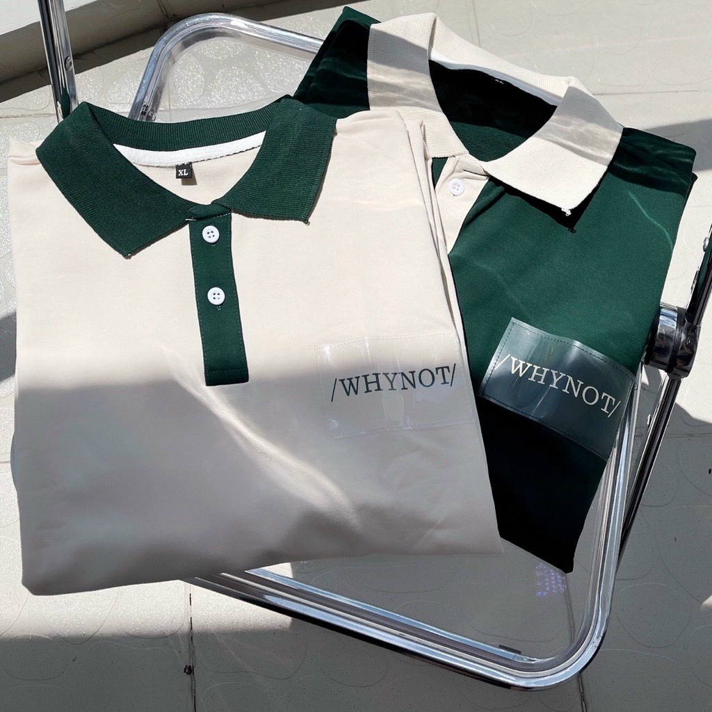 Áo Polo Unisex Form Rộng Nam Nữ Whynot