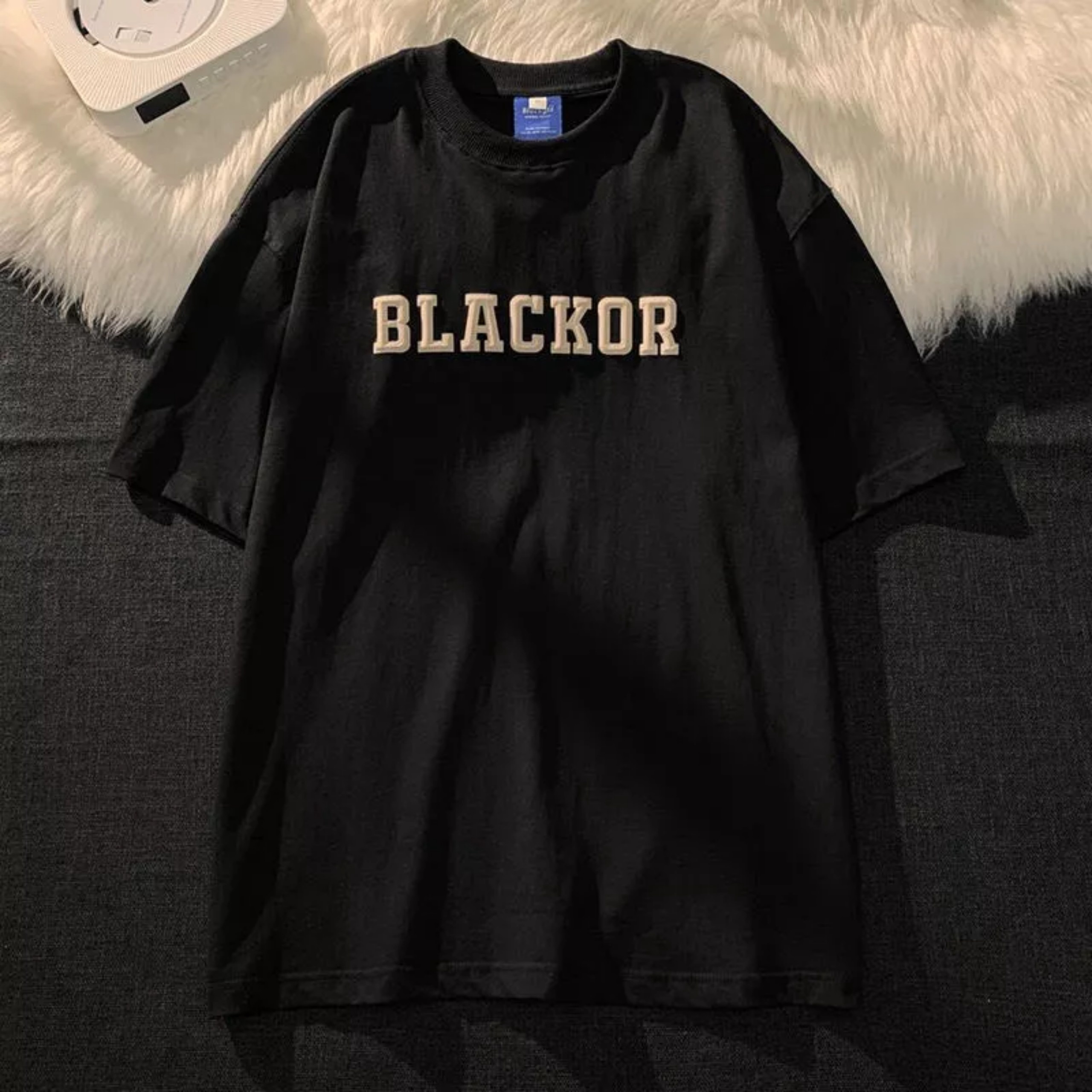 Alternative view of Áo Phông Unisex Form Rộng Blackor