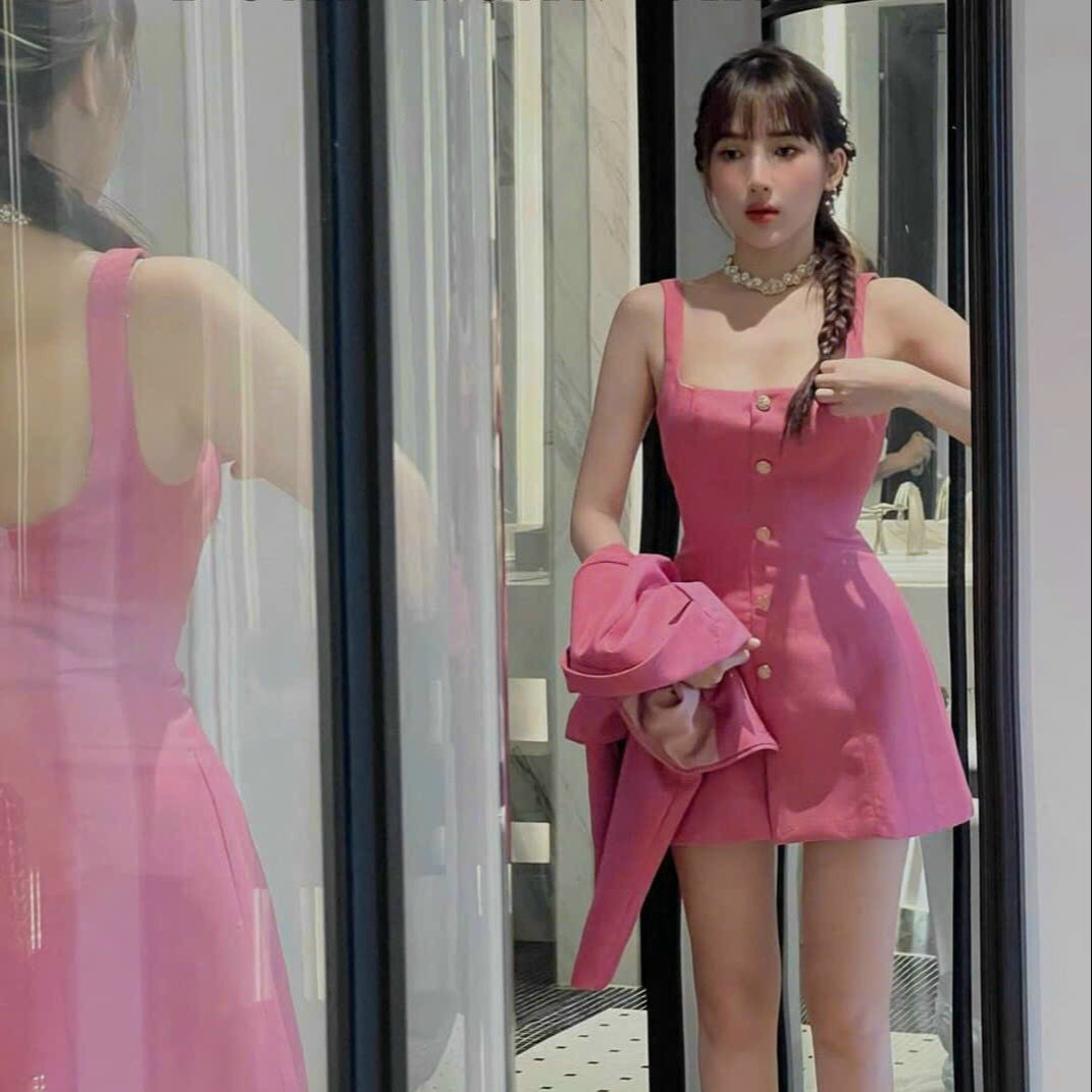 Alternative view of Set Đầm Dây Áo Khoác Vest Siêu Xinh Tt-22 - Be Yourself