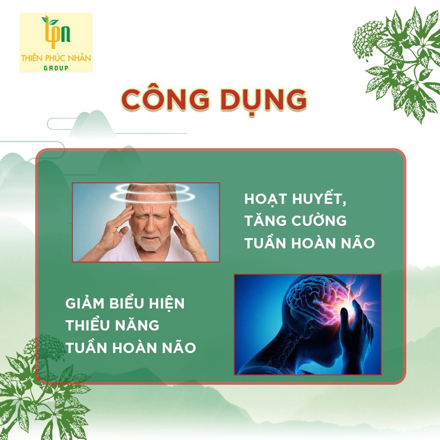Alternative view of Hộp 60v Viên Uống Bổ Não Hoạt Huyết Tpn Thành Phần Chính Ginkgo Biloba - Tpn