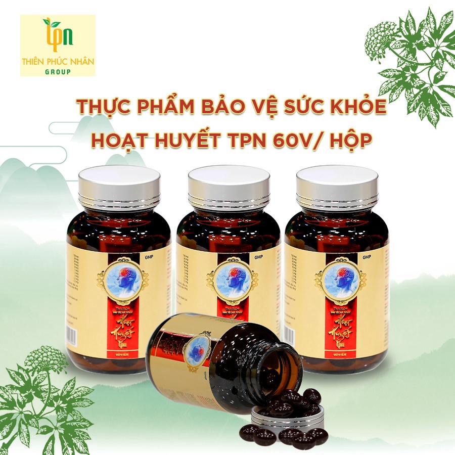 Hộp 60v Viên Uống Bổ Não Hoạt Huyết Tpn Thành Phần Chính Ginkgo Biloba - Tpn