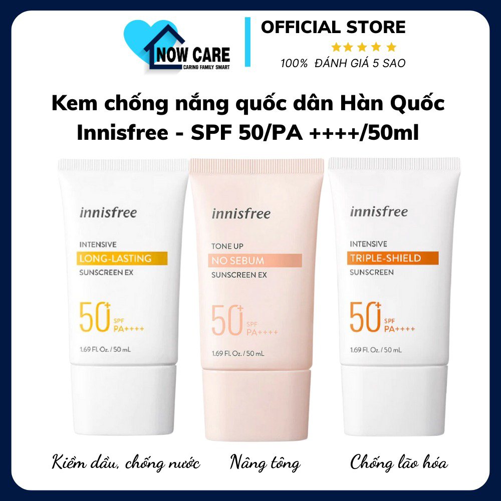 Kem Chống Nắng Quốc Dân Hàn Quốc - Innisfree