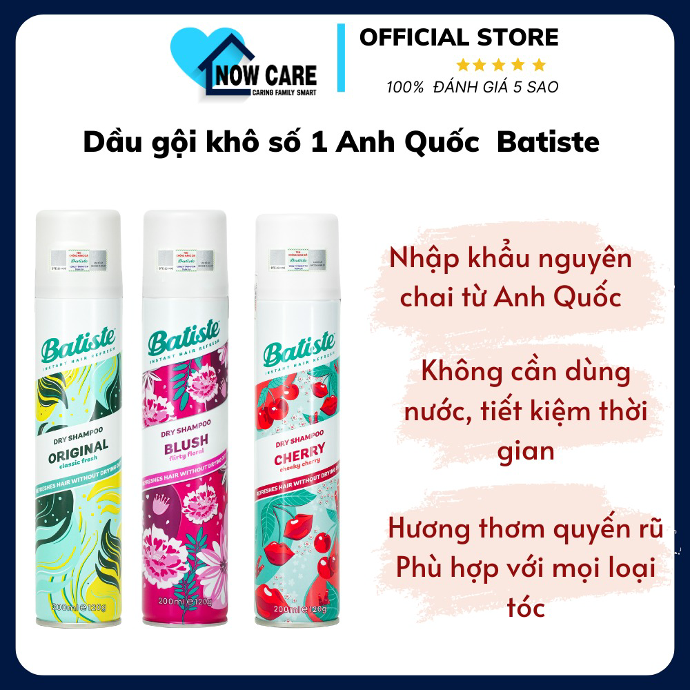 Dầu Gội Khô Số 1 Anh Quốc - Batiste