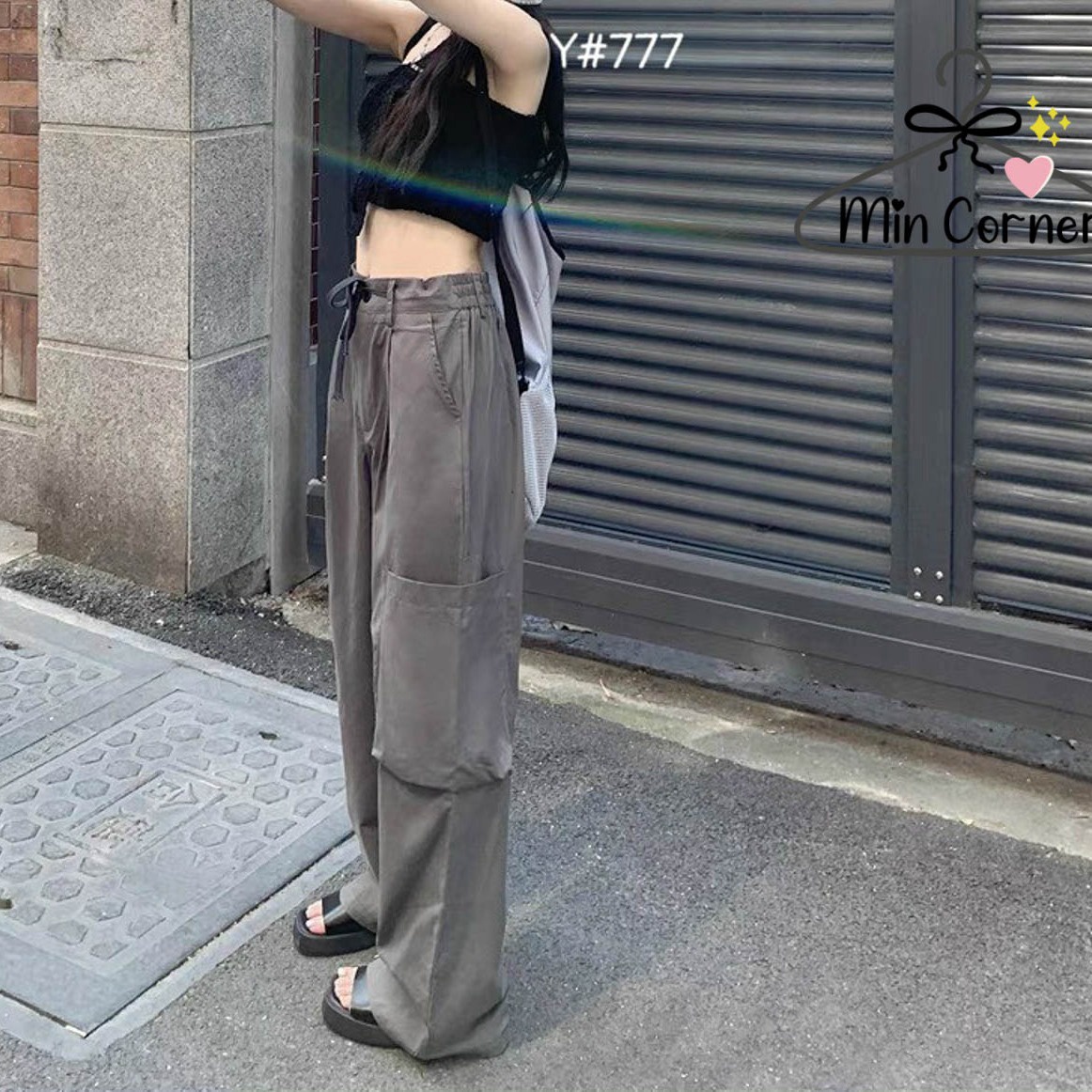 Quần Kaki Suông Túi Hộp Mq40 - Min Corner