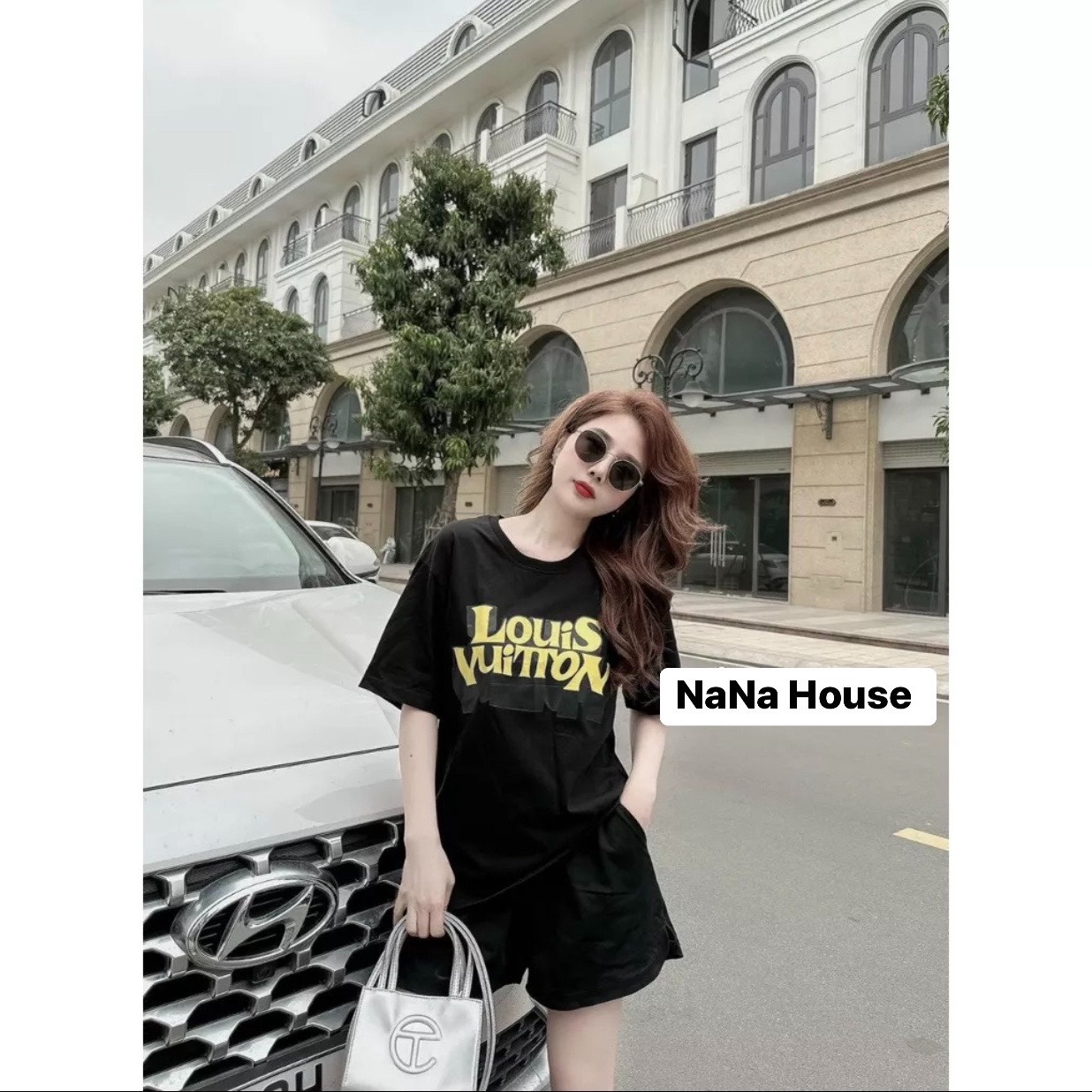Alternative view of Set Bộ Đồ Nữ Form Ngắn Họa Tiết Chữ Louis Vuitton Ug008 - Nana House