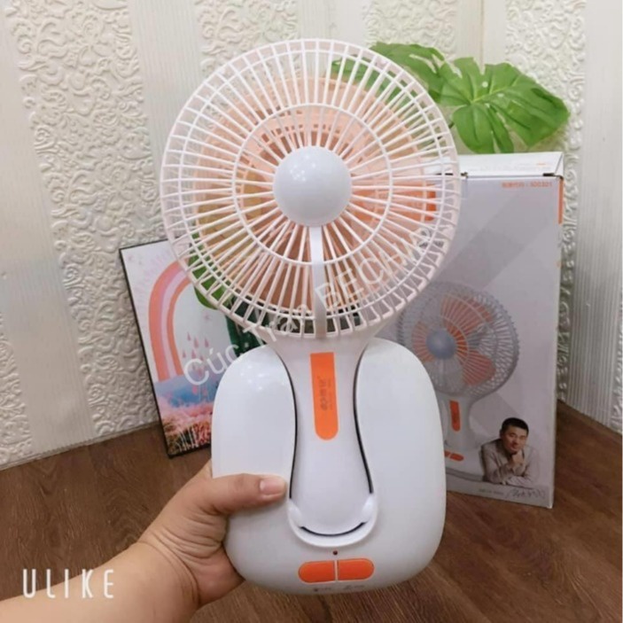Alternative view of Quạt Tích Điện Ông Tây Kèm Đèn Led, Có Thể Gấp Gọn Ctb207 - Bechip