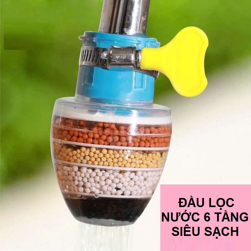 Đầu Lọc Nước Trực Tiếp Tại Vòi Gồm 6 Tầng Lọc Siêu Tiện Lợi - Thiết Kế Đa Năng Phù Hợp Với Tất Cả Loại Vòi Gd047 - Lady's Passion