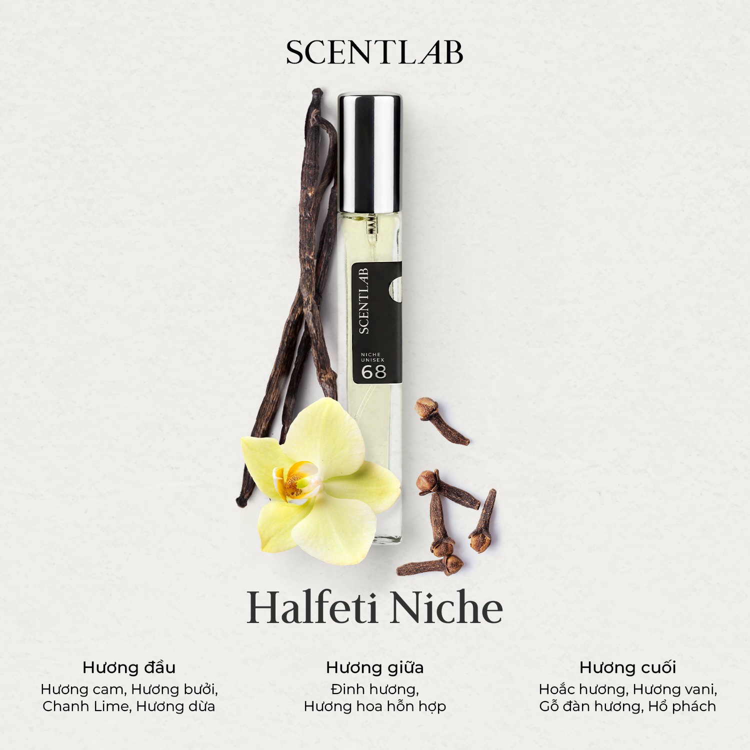 Alternative view of Nước Hoa Nam Norman Halfeti Niche No. 68 (10ml) - Scentlab