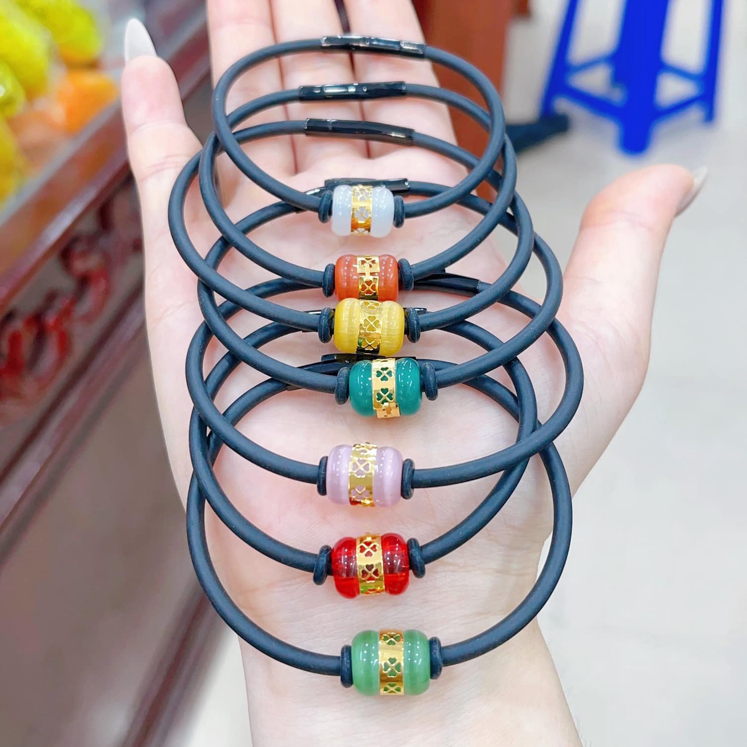 Vòng Tay Lu Thống Bọc Vàng Tây 10 Kara - Thắng Giang