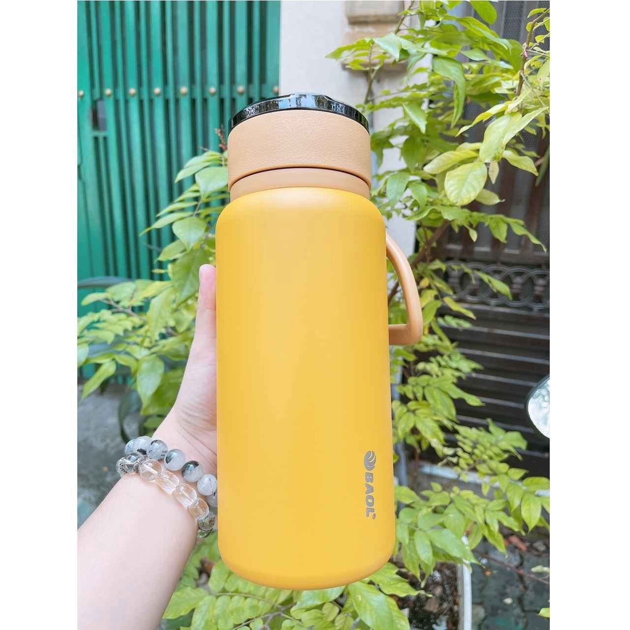 Bình Giữ Nhiệt Nhám Cao Cấp Baol Có Lưới Lọc 1280ml - Gdn