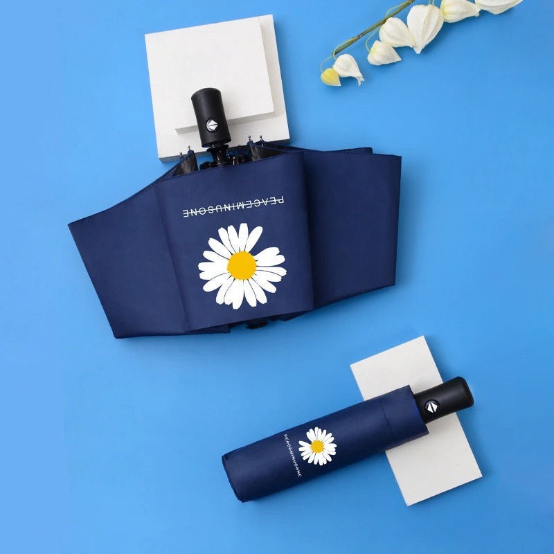 Ô Dù Xếp Hoa Cúc Daisy Hàn Quốc, Chống Tia Uv, Chất Liệu Vải Dù Mật Độ Cao, Chống Nước Tuyệt Đối Gd074 - Lady's Passion