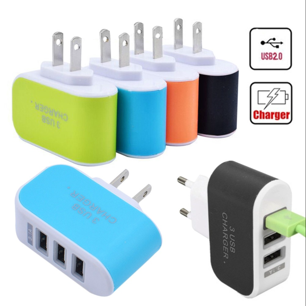 Củ Sạc Nhanh 3 Cổng Usb 3.1a Tiện Lợi Cho Samsung, Iphone, Xiaomi, Oppo, Lg, Vivo, Redmi, Reame...vv (giao Màu Ngẫu Nhiên) Gd084 - Lady's Passion