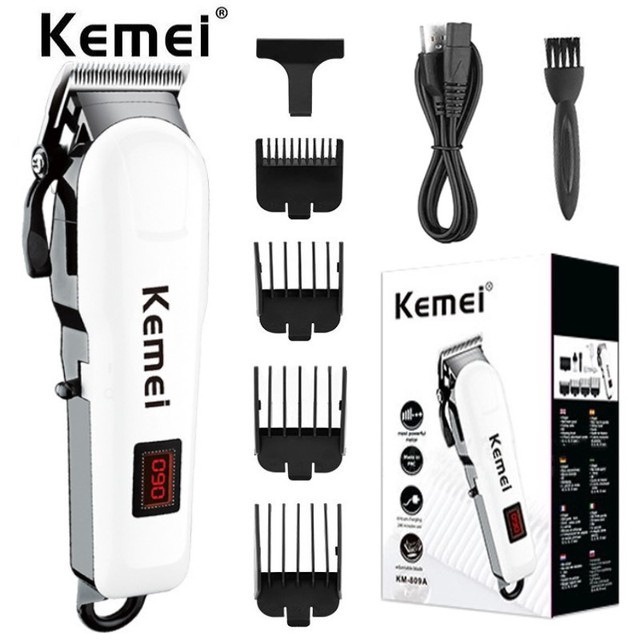 Tông Đơ Cắt Tóc Không Dây Kemei Km-809a Plus Chống Nước Chuyên Nghiệp Màn Hình Lcd Hiển Thị Pin, Cắt Được Lông Cho Thú Cưng, Chó, Mèo Gd086 - Lady's Passion