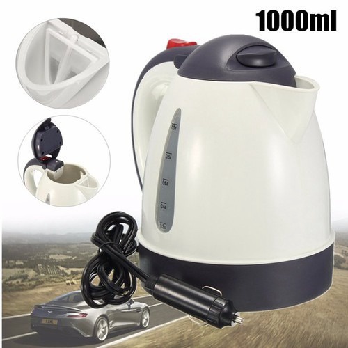 Ấm Siêu Tốc 12-24v Cho Ô Tô - Xe Tải - Xe Khách Dung Tích 1 Lít Dùng Tẩu Sạc Cực Kỳ Tiện Lợi Gd096 - Lady's Passion