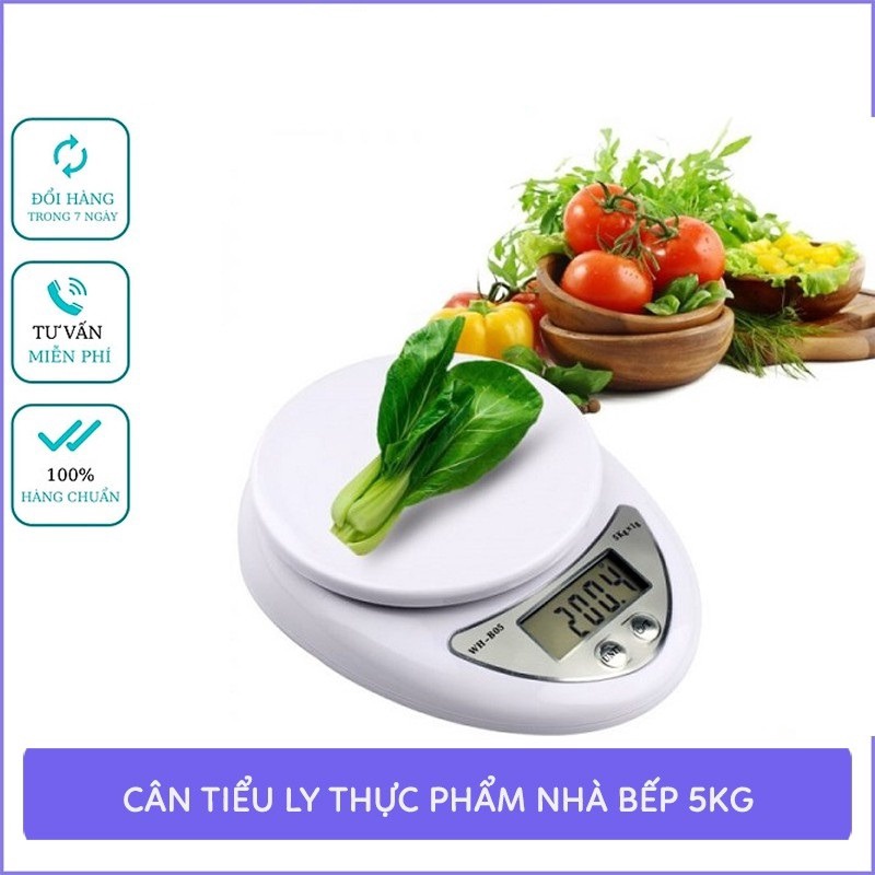 Cân Tiểu Ly Điện Tử Thực Phẩm Nhà Bếp Electronic Kitchen 5kg Độ Chính Xác Cao Tuyệt Đối Gd118 - Lady's Passion