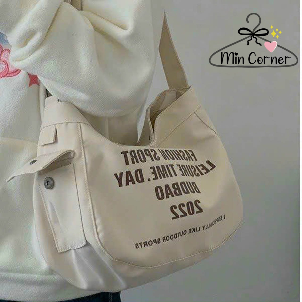 Túi Tote Unisex In Chữ Fashion Sport Mt103 - Min Corner