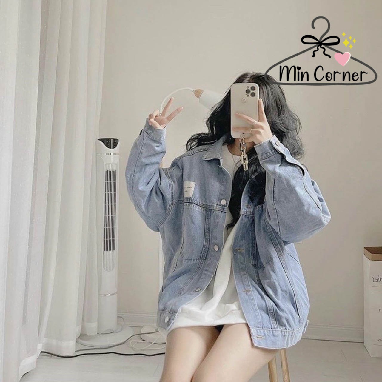 Áo Khoác Jean Unisex Nam Nữ Mak20 - Min Corner