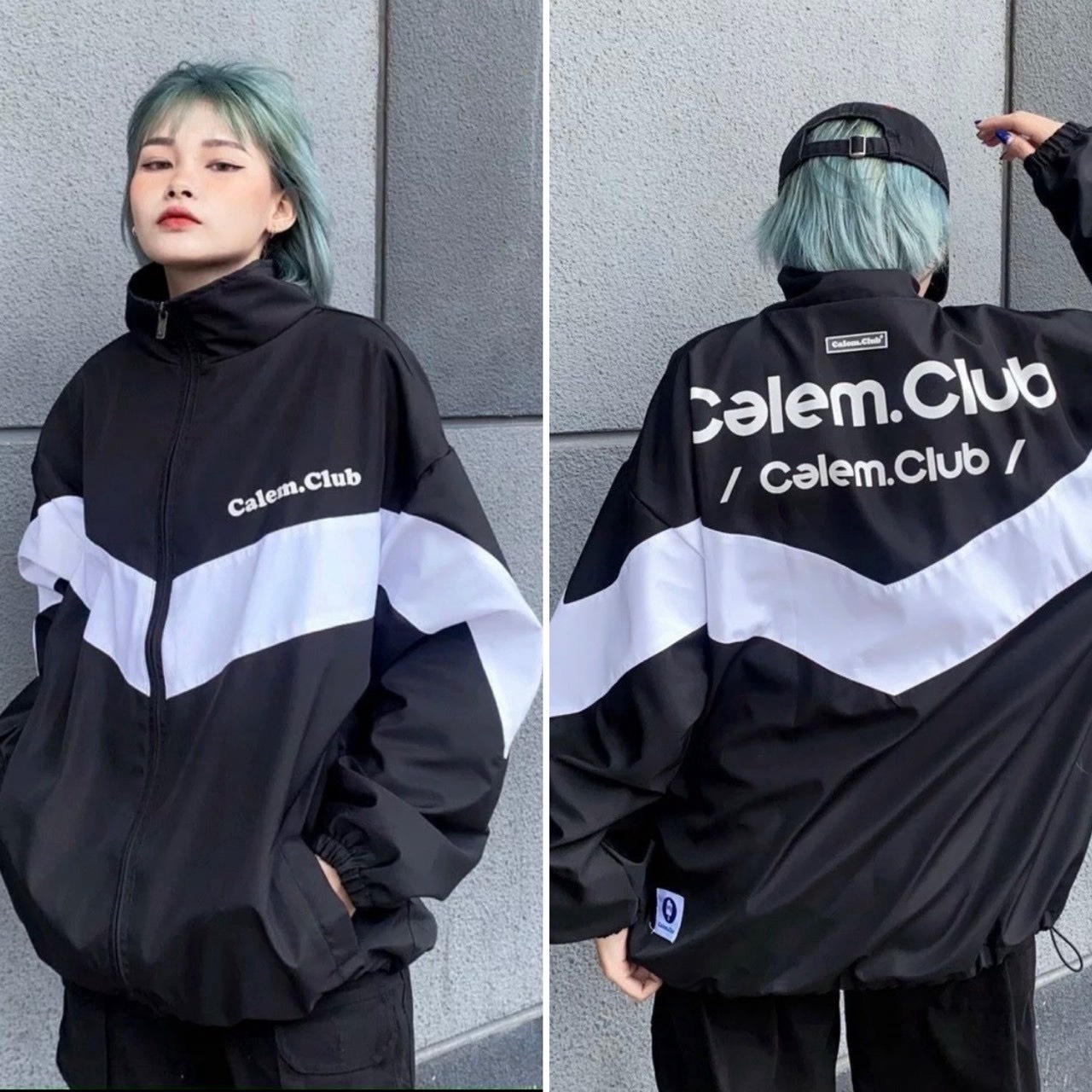 Áo Khoác Bomber Dù Calem .club Nam Nữ Form Rộng Unisex Gu006 - Sam Store