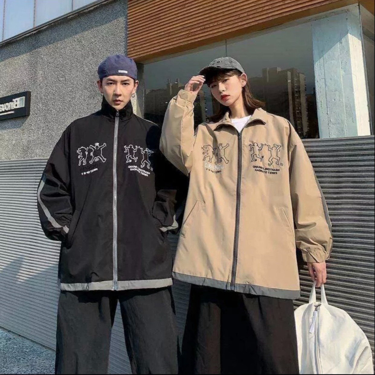 Alternative view of Áo Khoác Dù Bomber Lotos Folo Form Rộng Nam Nữ Unisex Gu007 - Sam Store