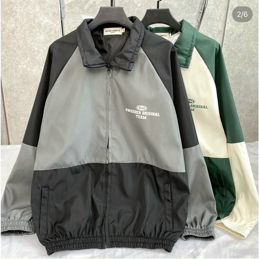 Alternative view of Áo Khoác Dù Bomber Sweeder Original Form Rộng Nam Nữ Unisex Gu008 - Sam Store
