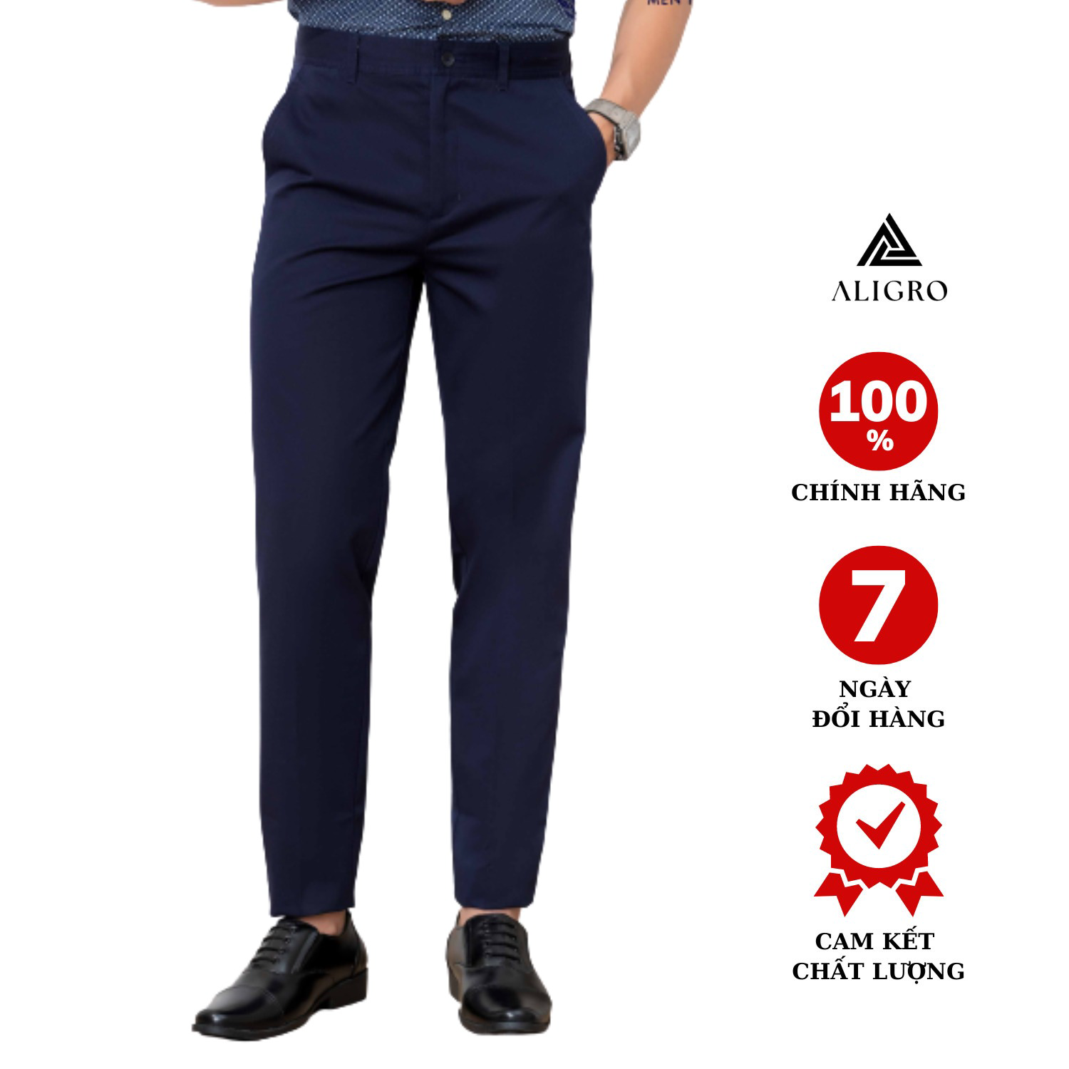Quần Kaki Xanh Than Algk065 - Aligro