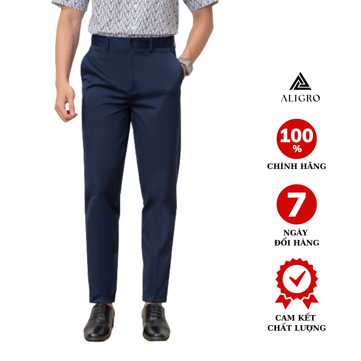 Quần Kaki Nam Xanh Cẩm Algk071 - Aligro