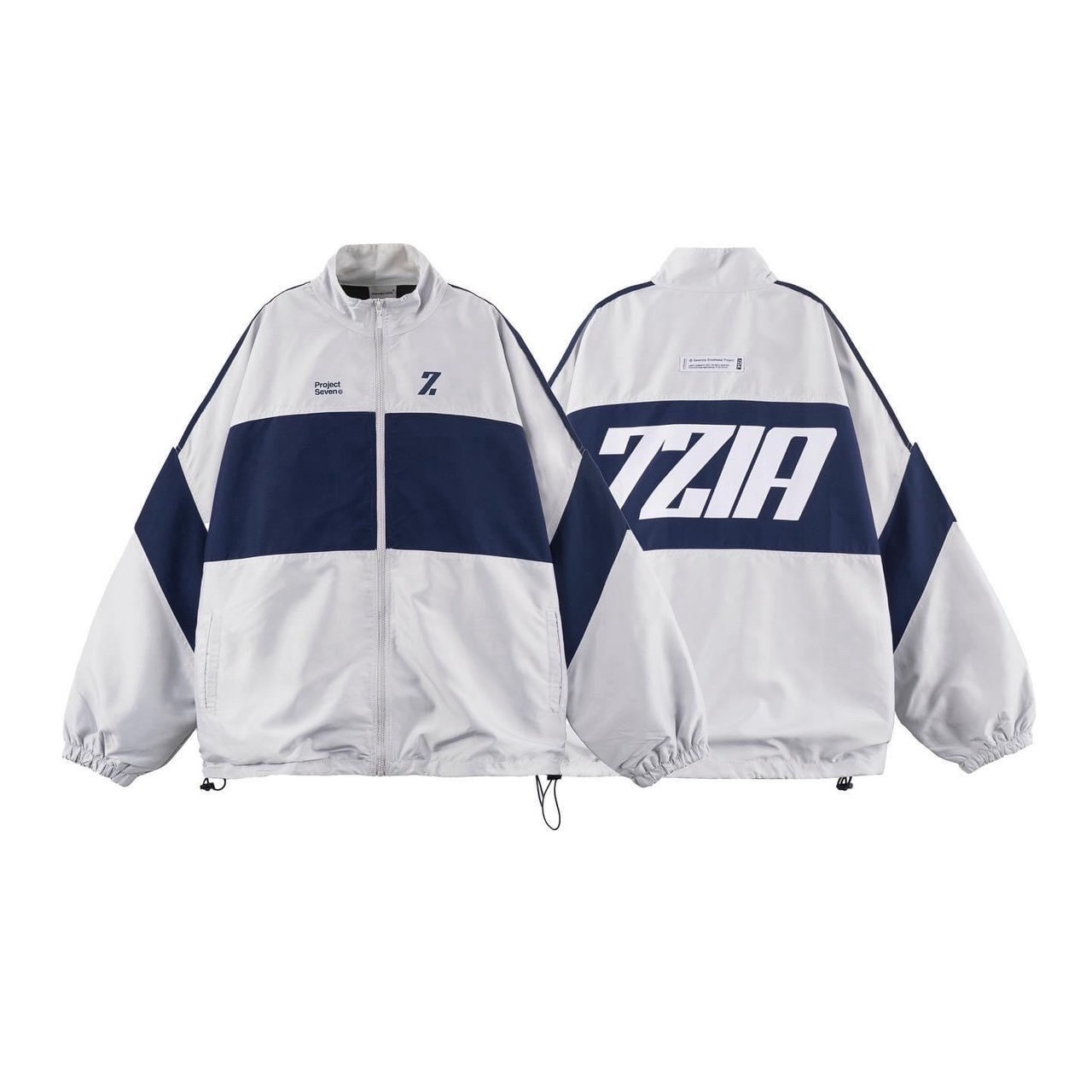 Áo Khoác Dù Bomber 7zia Logo 2023 Form Rộng 2 Lớp Gu018 - Sam Store