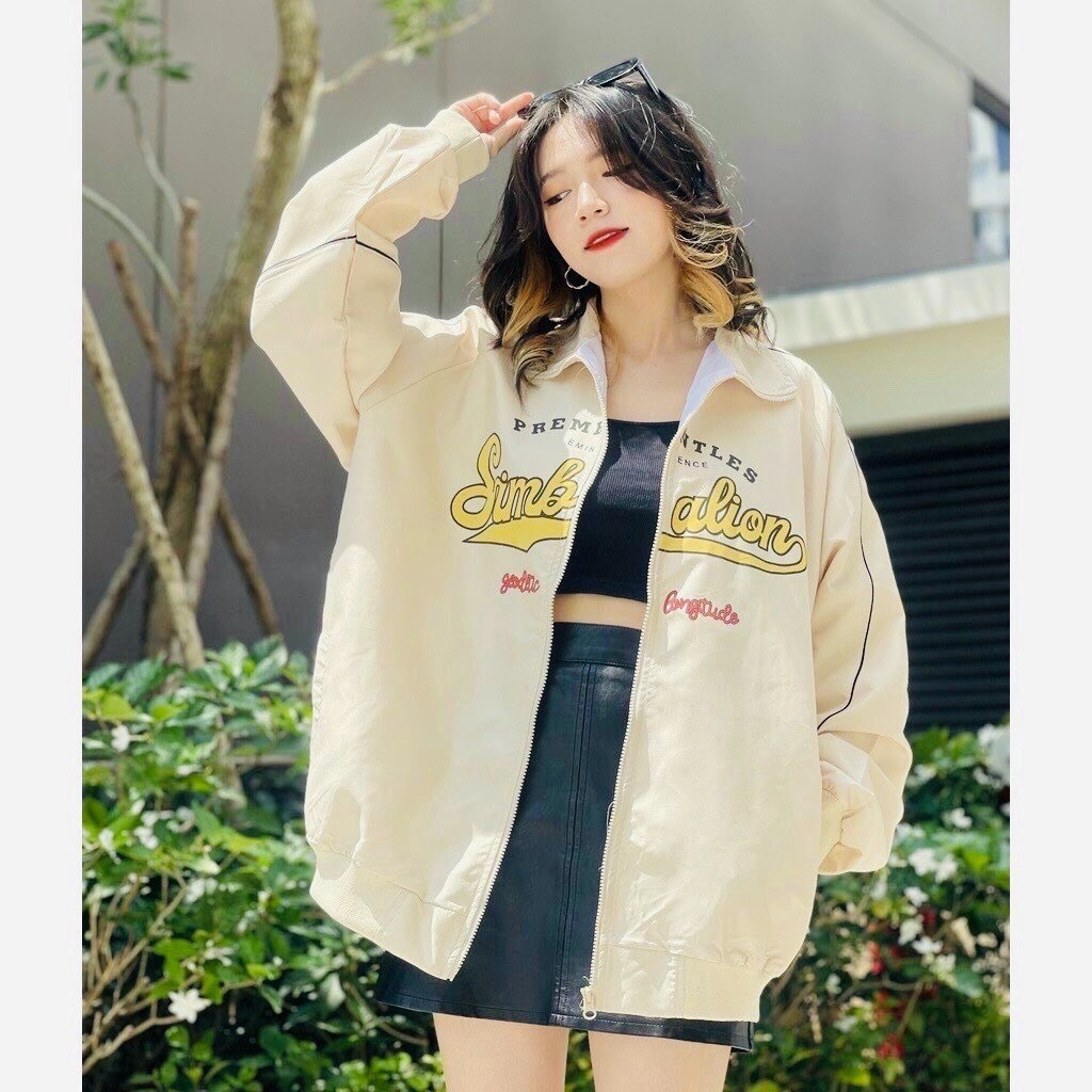 Alternative view of Áo Khoác Dù Bomber Simbalion 2023 Form Rộng 2 Lớp Gu020 - Sam Store