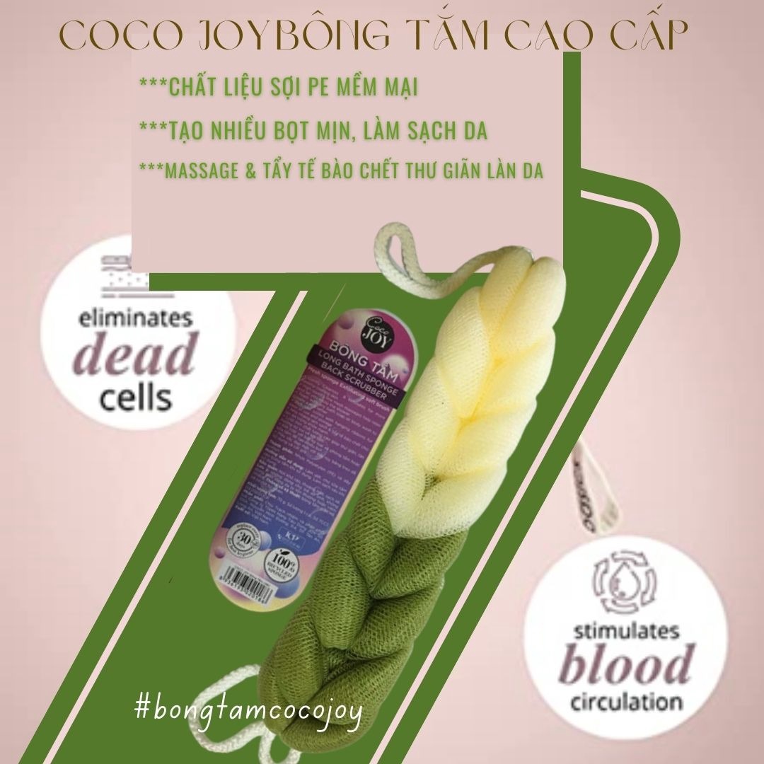 Bông Tắm Dài Mềm Mại - Coco Joy